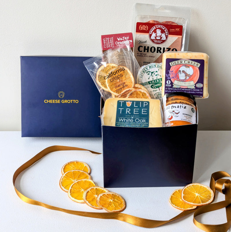 Cheese Grotto Father's Day Gift Box: Spirit-Infused Cheeses & Pairings