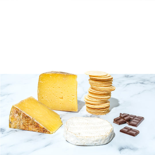 Artisan Cheese, Chocolate & Crackers Gift Package