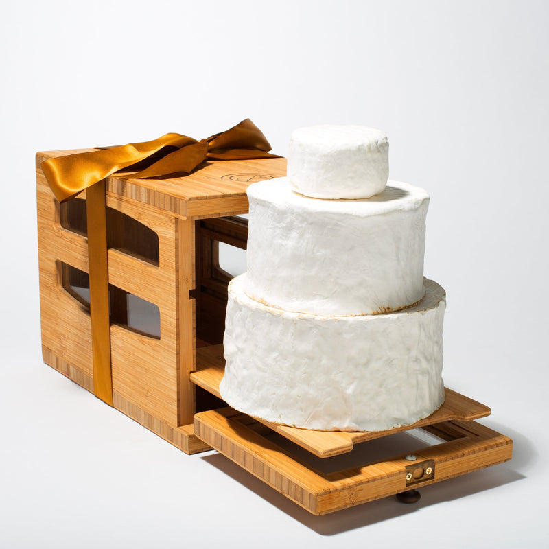 Cheese Grotto Wedding Cheese Cake Tower.  Best Cheese Gift. Goat Cheese.