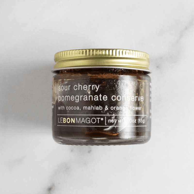 Cheese Grotto le bon magot sour cherry pomegranate conserve