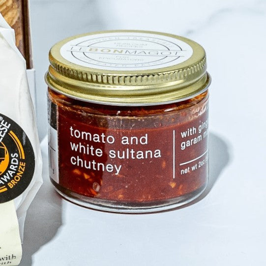 Cheese Grotto tomato chutney with white sultana raisins