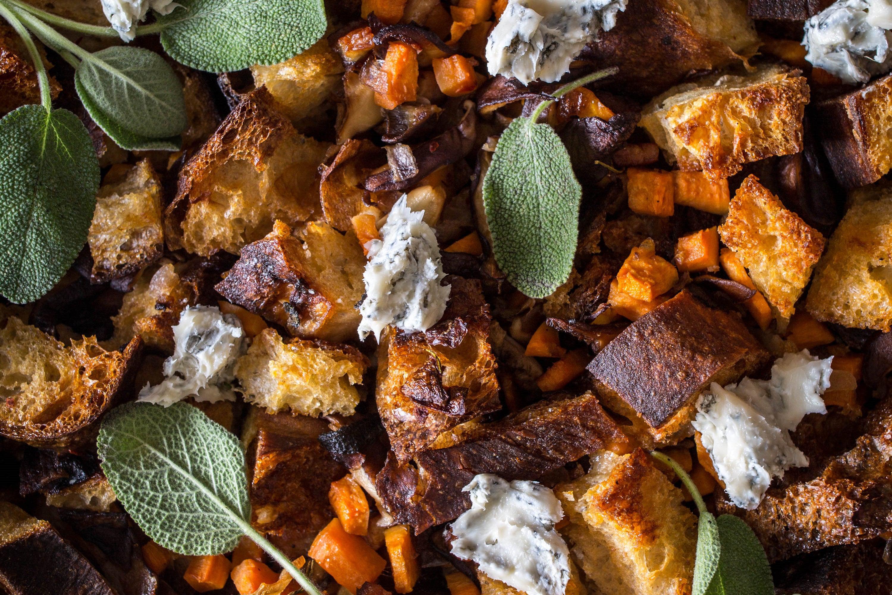 Sweet Potato and Bread Stuffing Recipe Cheese Grotto