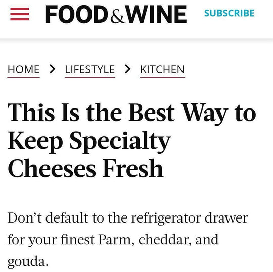 the best way to store cheese