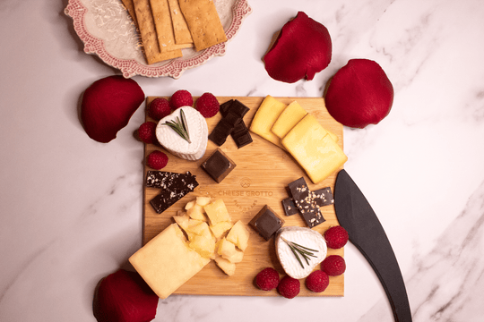 Valentine's Cheese and Chocolate Gift Box
