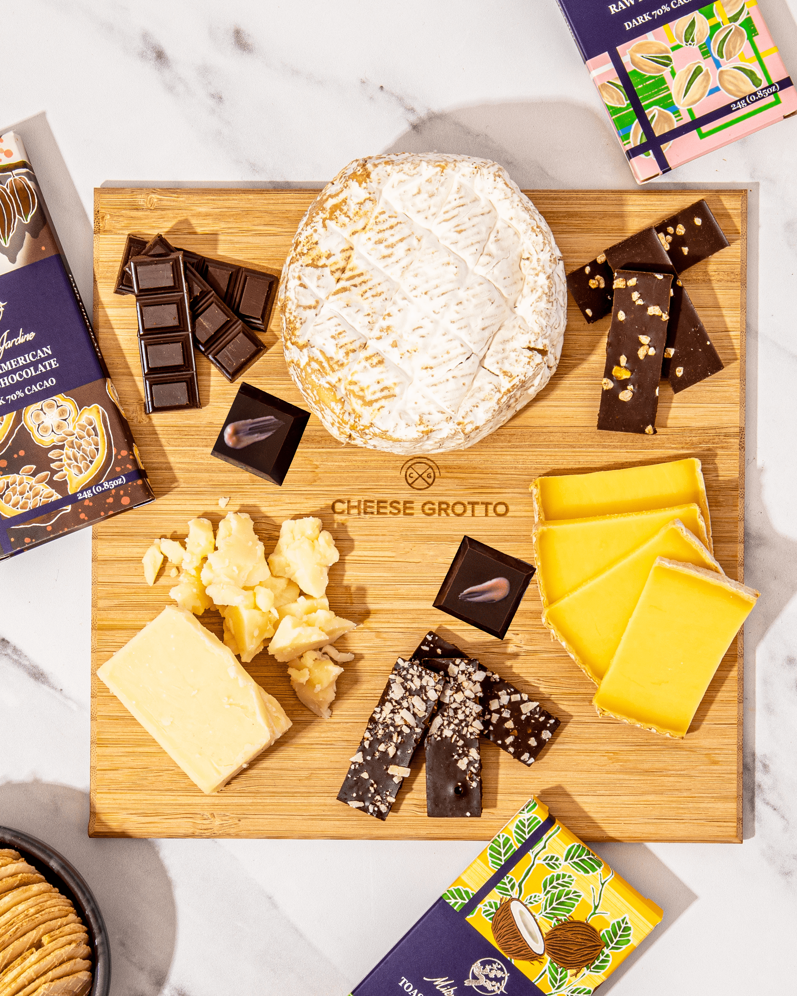 Valentine's Cheese and Chocolate Gift Box | Cheese Grotto
