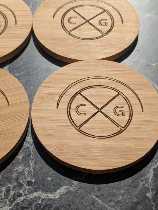 Beverage Coasters, Gift Set of 4