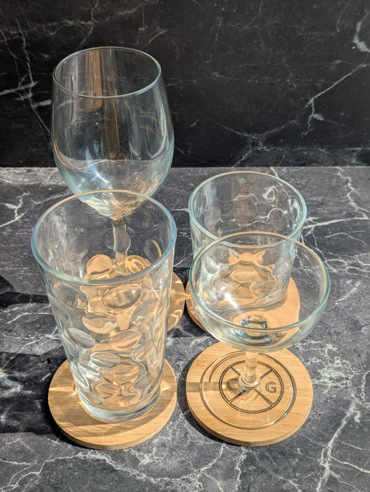 Beverage Coasters, Gift Set of 4