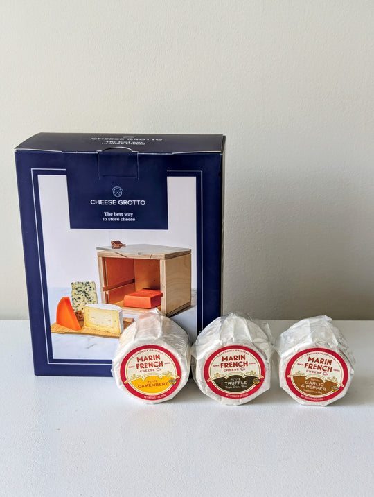 Cheese Grotto Piatto & Marin French Cheese Holiday Bundle