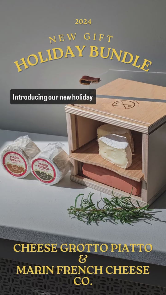 Cheese Grotto Piatto & Marin French Cheese Holiday Bundle