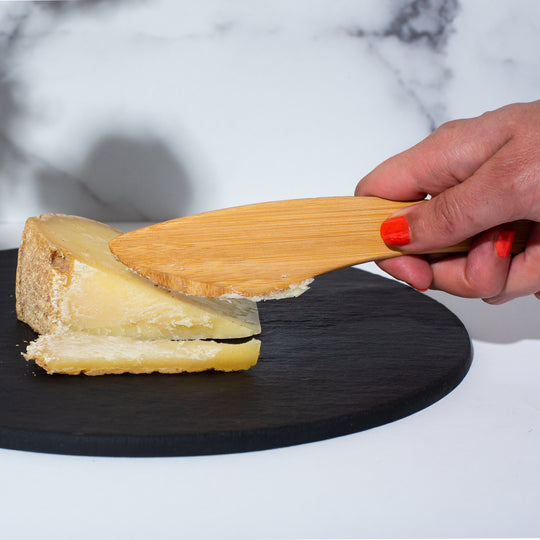 Hand-Carved Wooden Cheese Knife