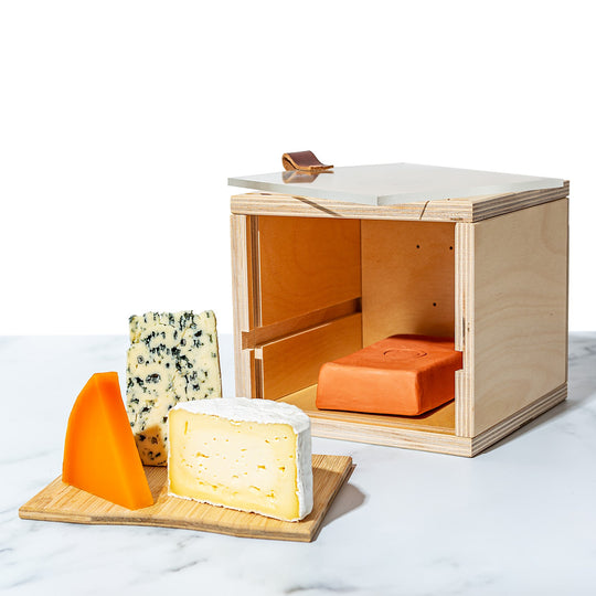 Cheese Grotto Piatto, Specialty Cheese Wooden Storage