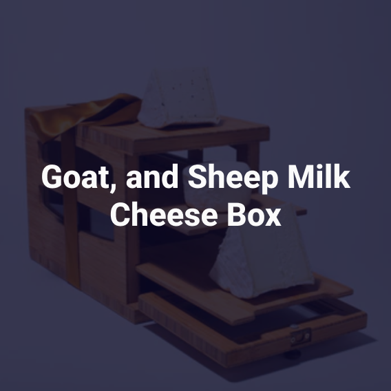 Cheese Grotto Goat, and Sheep Milk Cheese Box